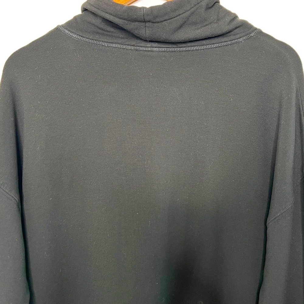 Vineyard Vines Womens Funnel Neck Pullover Sweatshirt Black Size L 2K1394 - Picture 5 of 8